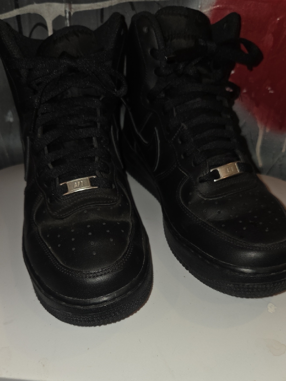 Nike Black Men's Air Force 1 Low Sneakers